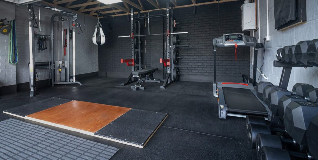 how much space for a home gym