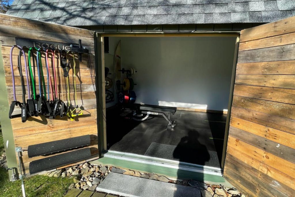 Shed gym Equipment