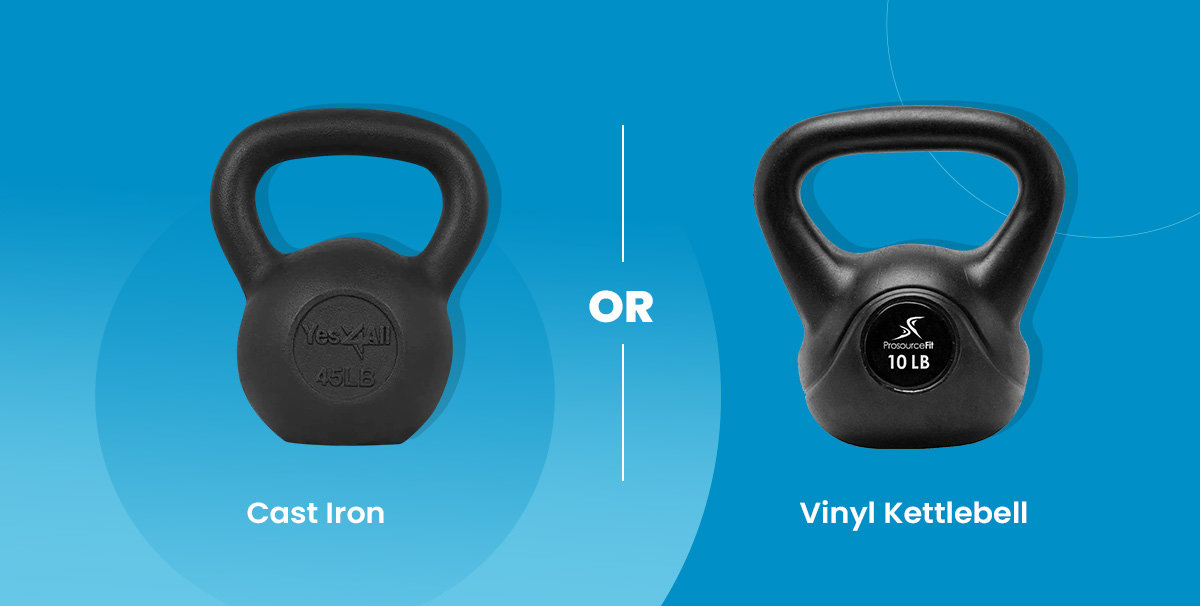 feature image of Cast Iron or Vinyl Kettlebell