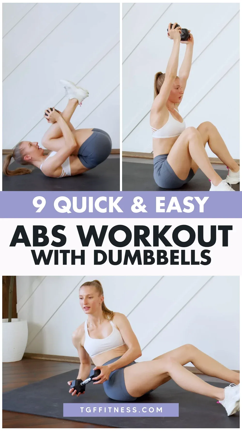 9 Effective ABS WORKOUT WITH DUMBBELLS