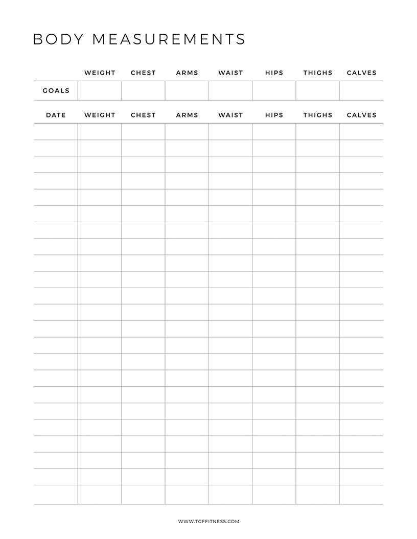 Body Measurements