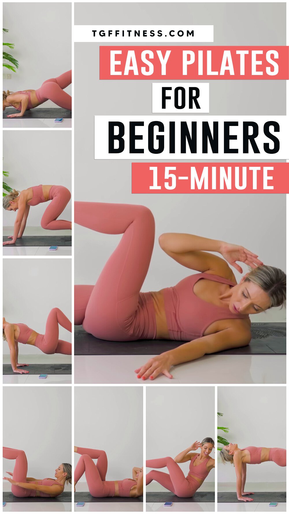 Simple Pilates Routine 10 Quick & Effective At-Home PILATES WORKOUTS (15-Minute Workout ...