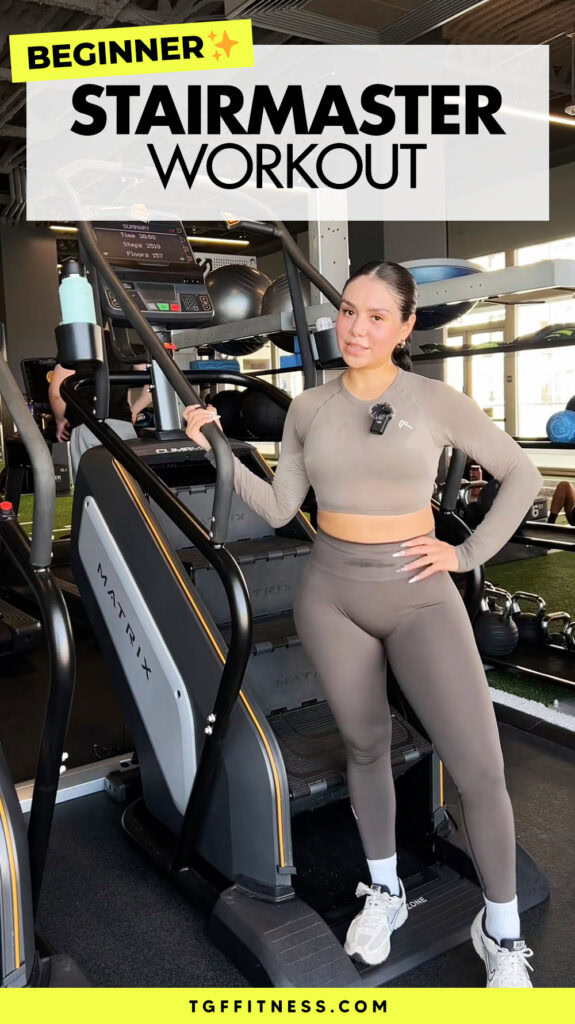 Single Stairmaster Machine Workout Routine 30-MIN Beginner StairMaster Workout (Fat Burning & Building Glutes ...