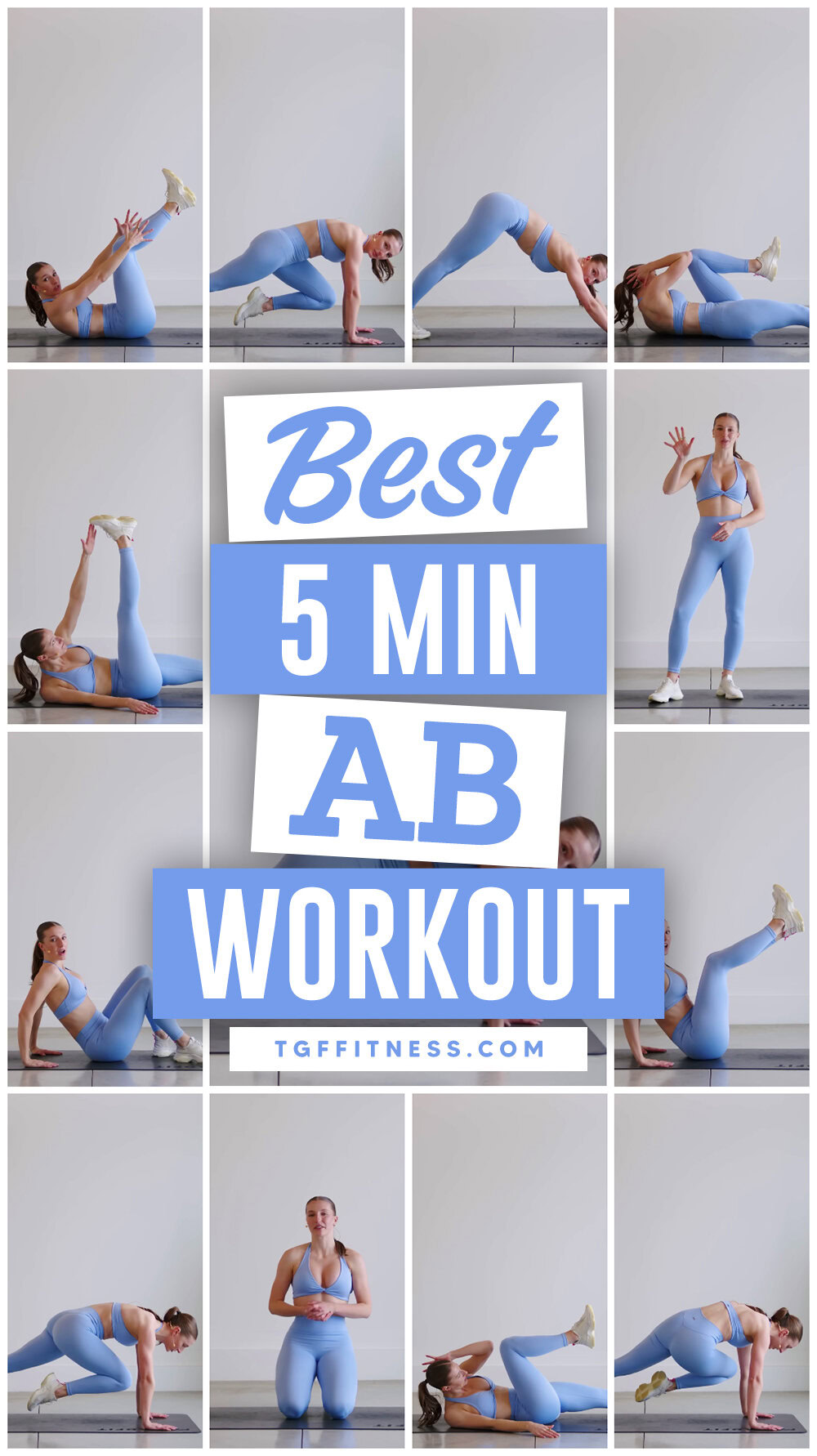 Quick 5 MIN AB WORKOUT For Beginners At Home (No Equipment)