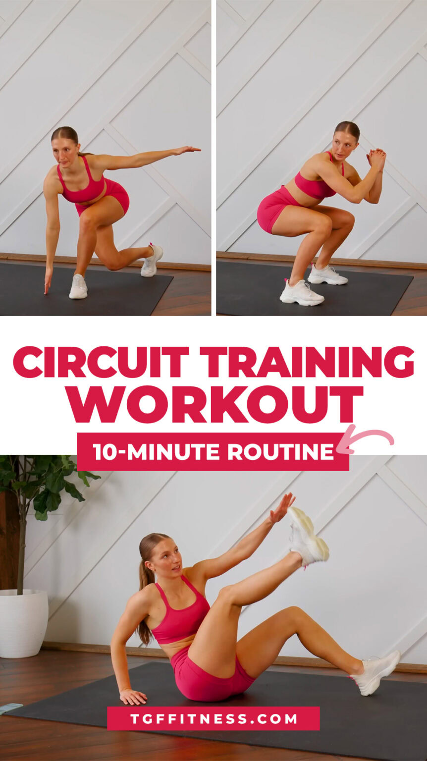 10 Easy FULL BODY CIRCUIT WORKOUT At Home For Beginners (10-Minute Workout)