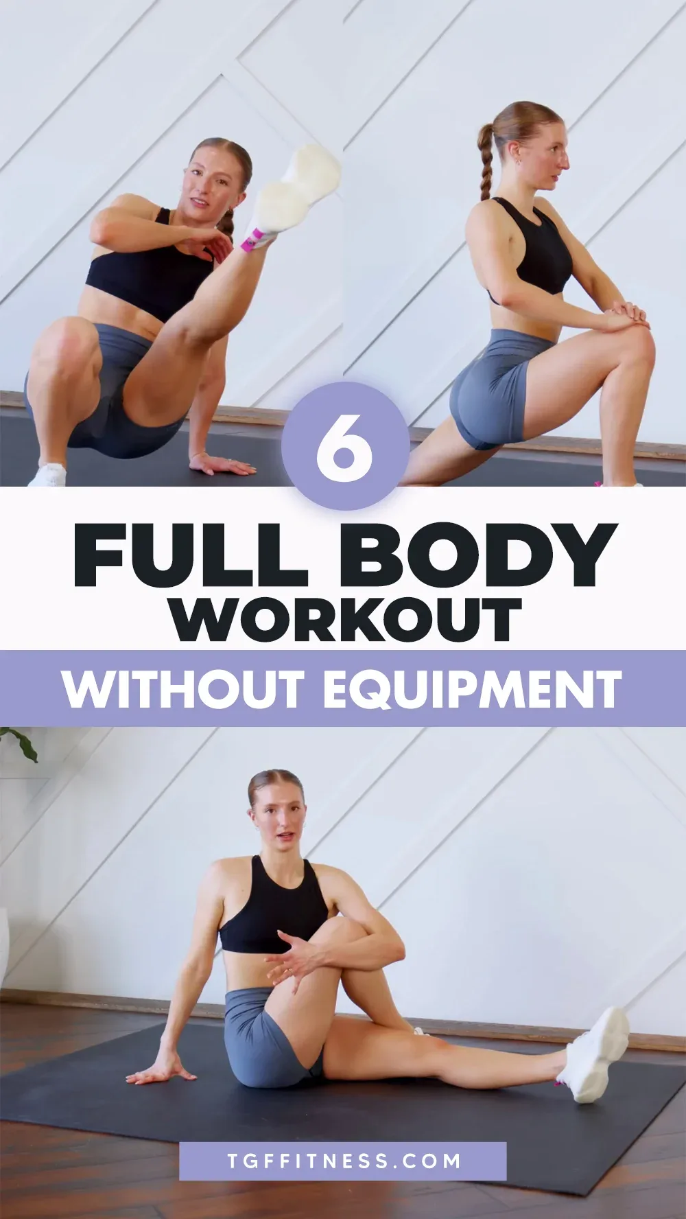 Easy 30-Minute FULL BODY WORKOUT At Home (No Equipment)
