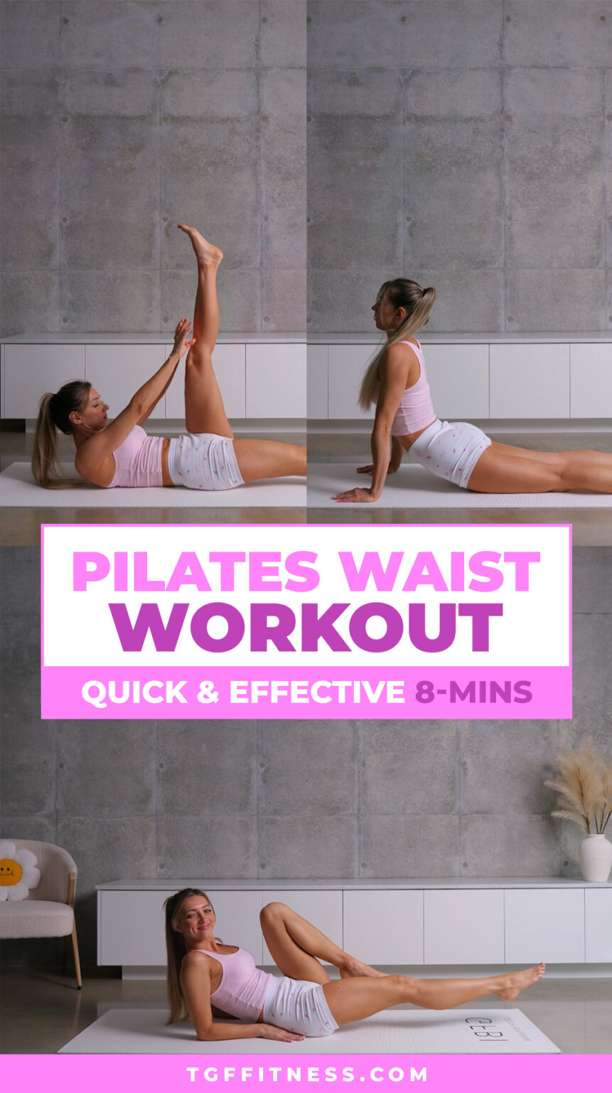 Easy 8 Minute PILATES WORKOUT ABS AND WAIST At Home Gentle Pilates For 