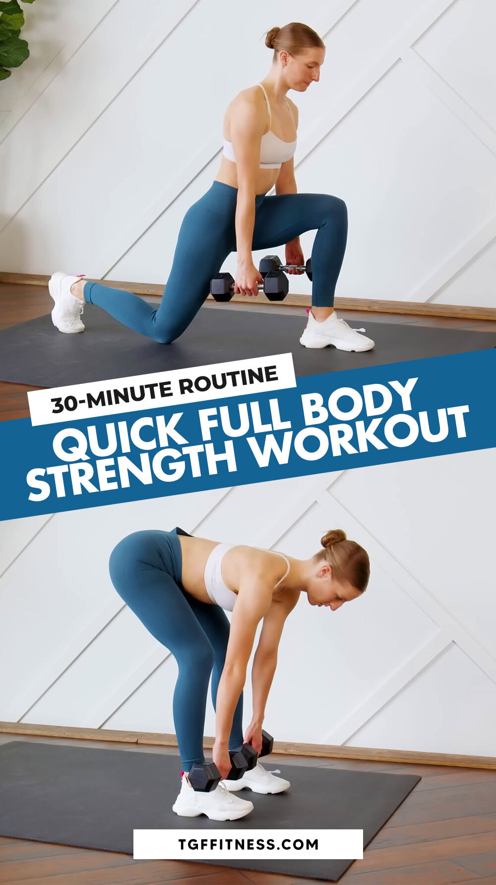 21 Easy FULL BODY STRENGTH TRAINING WORKOUT For Women At Home (30 ...