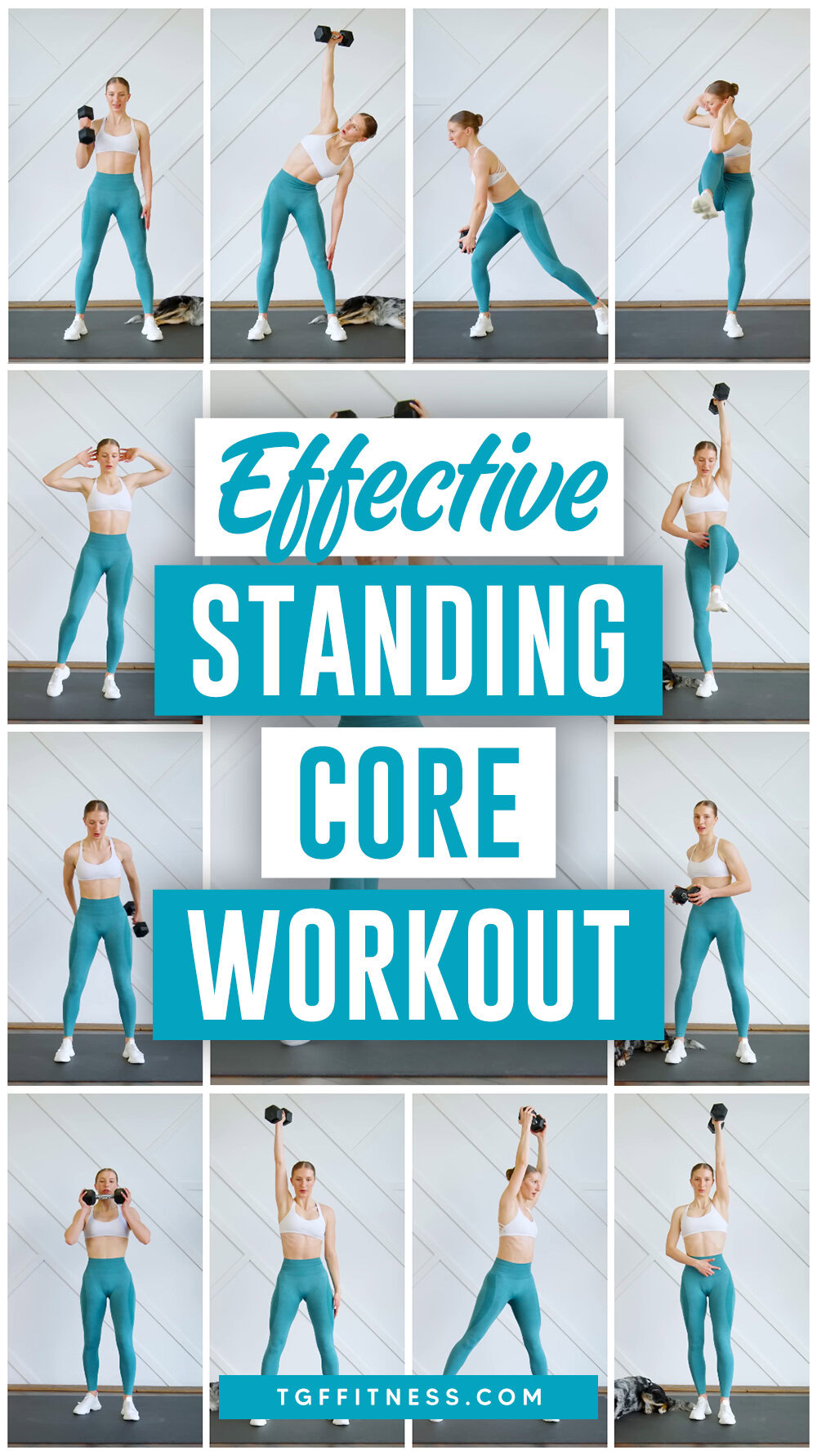 7 Quick & Effective At-Home STANDING CORE WORKOUT For Beginners