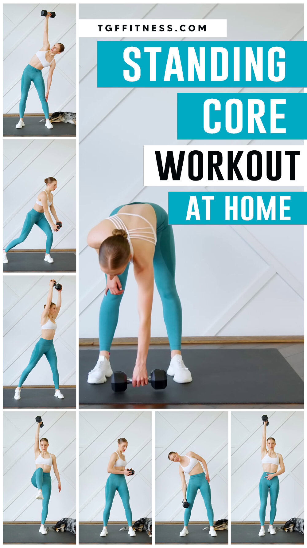 7 Effective STANDING CORE WORKOUT AT HOME For Beginners (15-Minute Routine)